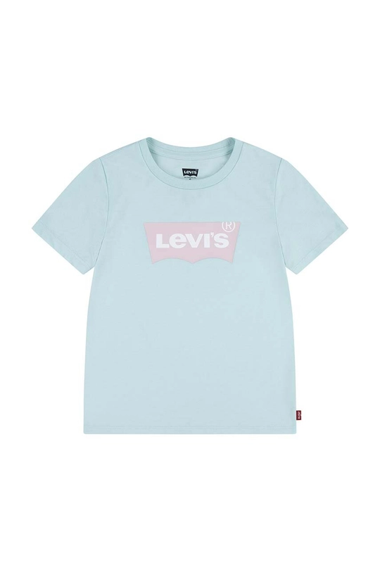 niebieski Levi's t-shirt dziecięcy Dziewczęcy