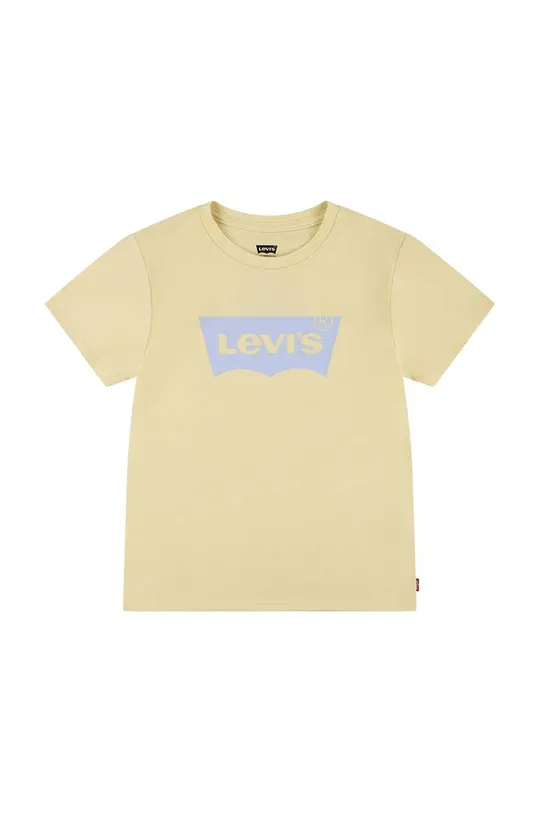 zelena Otroška kratka majica Levi's Dekliški