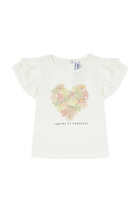 Tartine et Chocolat t-shirt niemowlęcy beżowy