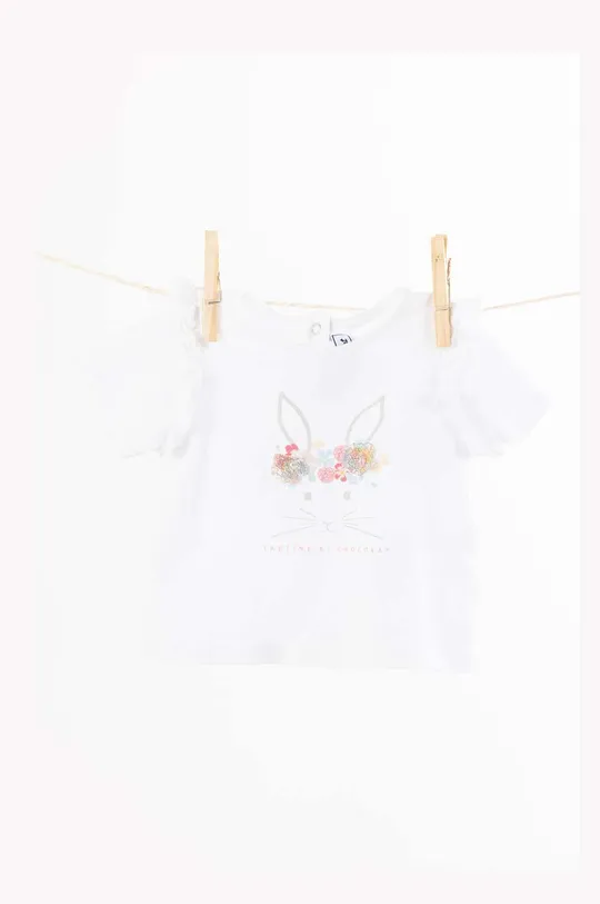 biały Tartine et Chocolat t-shirt niemowlęcy