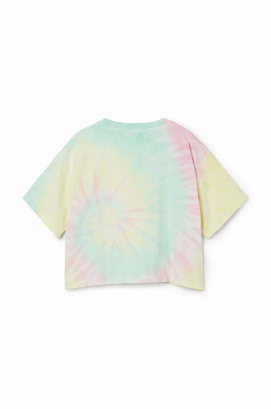 Dziewczynka Desigual t-shirt bawełniany dziecięcy Daira 24SGTK20 multicolor