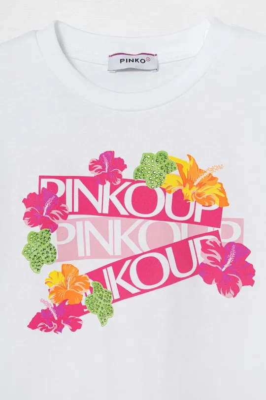 Pinko Up t-shirt bawełniany dziecięcy 100 % Bawełna