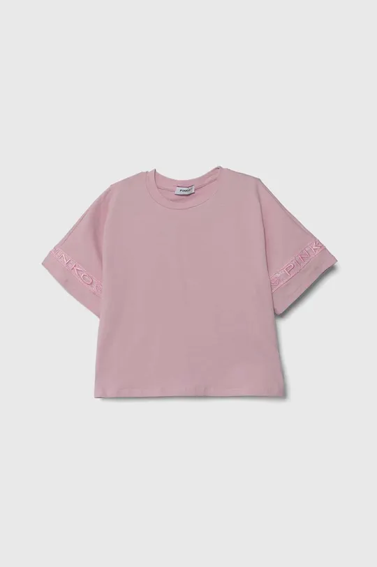 roza Otroška kratka majica Pinko Up Dekliški