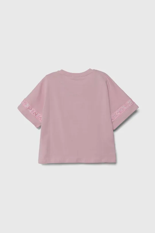 Pinko Up t-shirt dziecięcy różowy