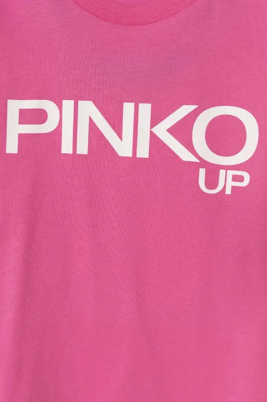 Pinko Up t-shirt bawełniany dziecięcy 100 % Bawełna