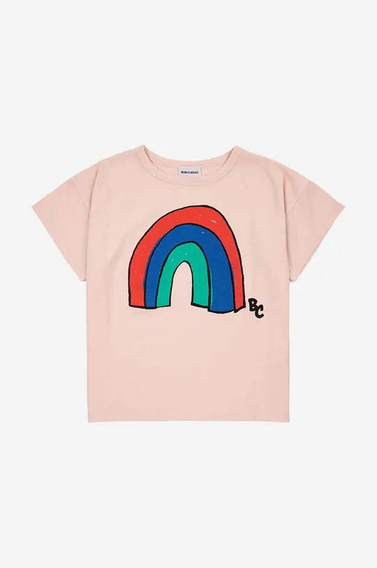 Bobo Choses t-shirt bawełniany dziecięcy różowy