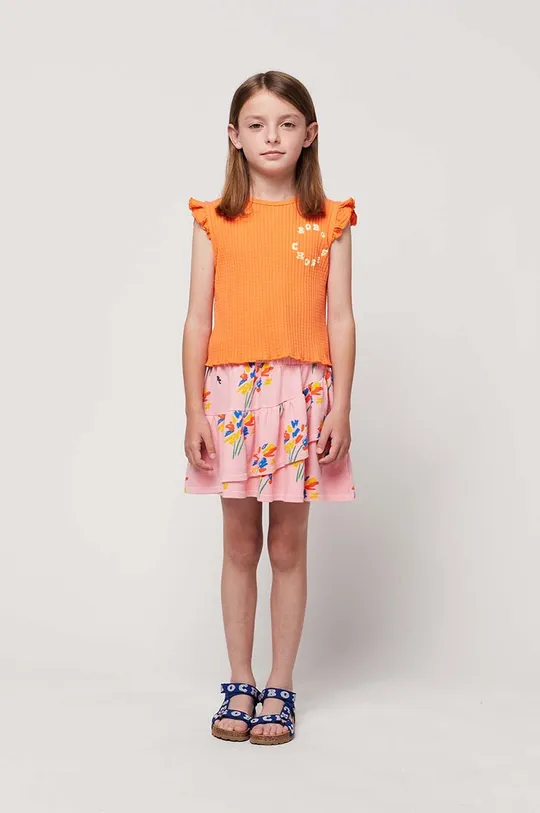 oranžna Otroška kratka majica Bobo Choses