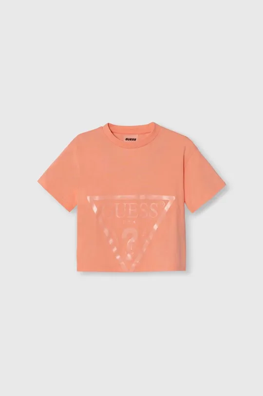 arancione Guess t-shirt in cotone per bambini Ragazze