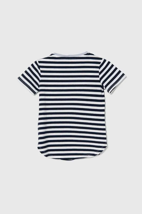 Otroška kratka majica Guess mornarsko modra