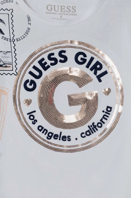 белый Детская футболка Guess