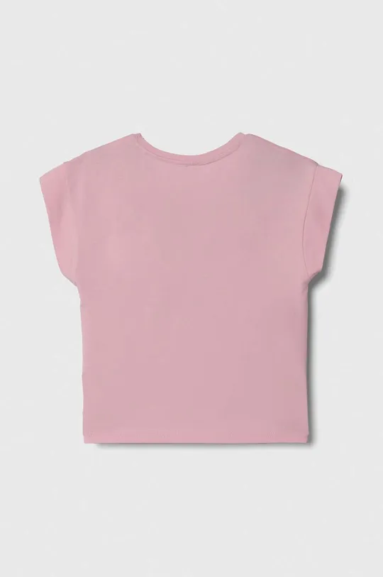 Дитяча футболка Guess рожевий