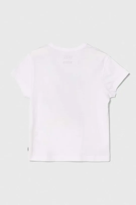 Παιδικό βαμβακερό μπλουζάκι Vans DAISY SHOE MINI λευκό