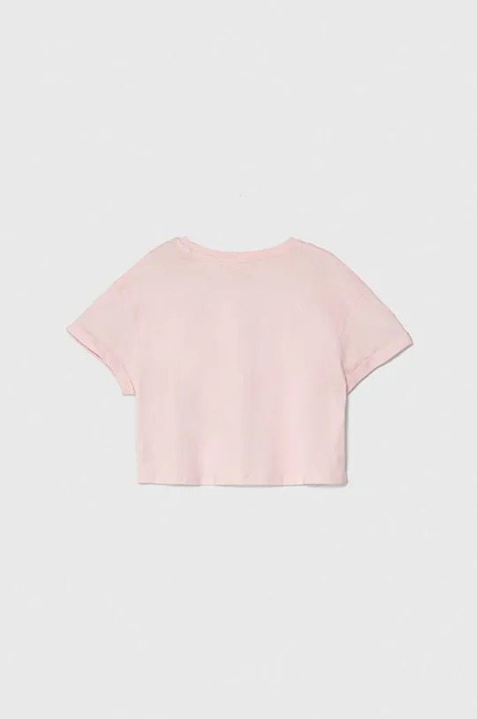 Otroška bombažna kratka majica Pepe Jeans NICKY roza