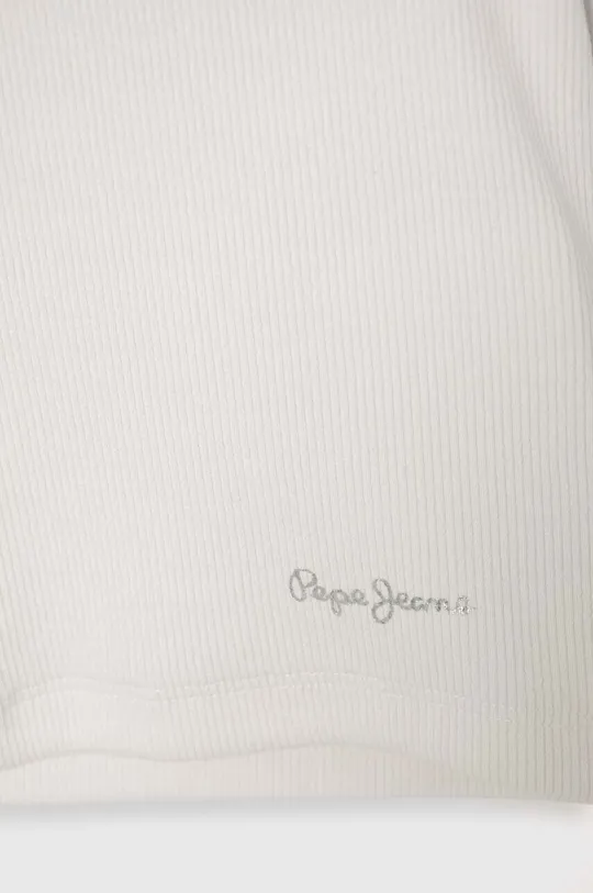 Otroška kratka majica Pepe Jeans QUANISE bela