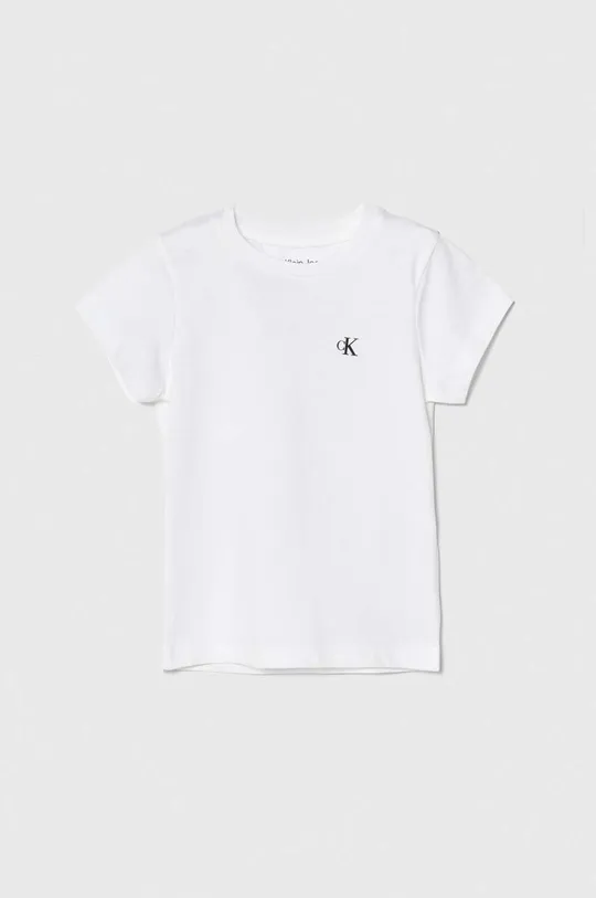 Calvin Klein Jeans t-shirt bawełniany dziecięcy 2-pack 100 % Bawełna