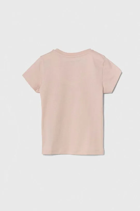 roza Otroška bombažna kratka majica Calvin Klein Jeans 2-pack