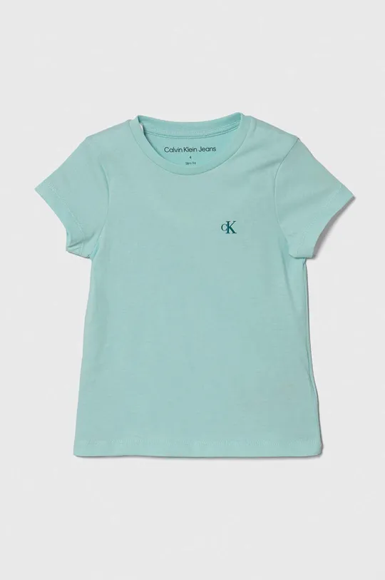 Dječja pamučna majica kratkih rukava Calvin Klein Jeans 2-pack 100% Pamuk