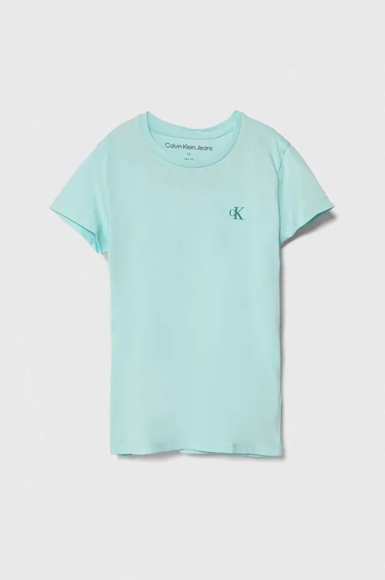 Dječja pamučna majica kratkih rukava Calvin Klein Jeans 2-pack 100% Pamuk