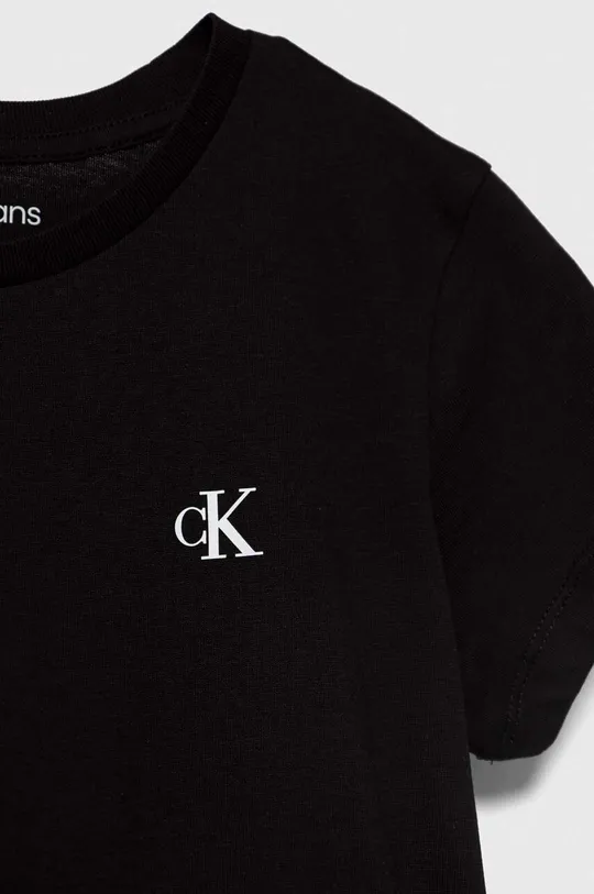 Dječja pamučna majica kratkih rukava Calvin Klein Jeans 2-pack
