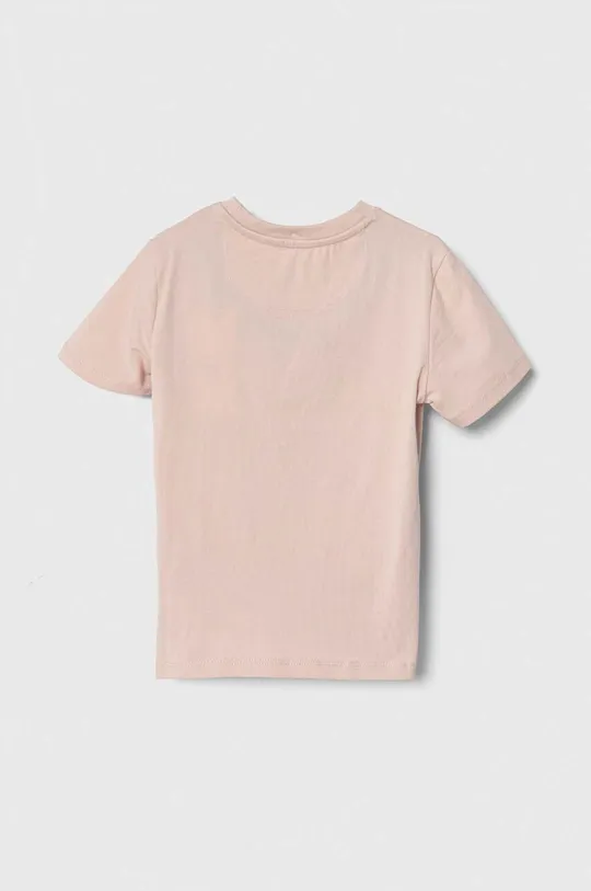 Παιδικό μπλουζάκι Calvin Klein Jeans ροζ