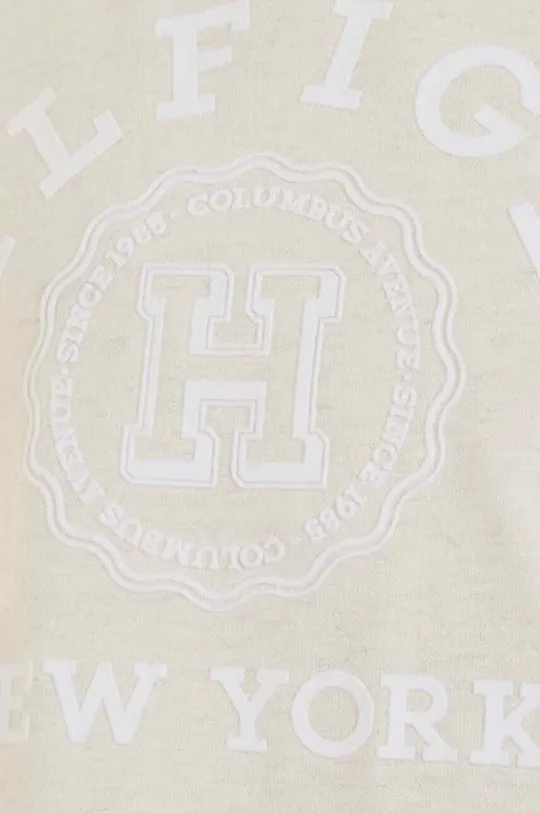 beżowy Tommy Hilfiger t-shirt bawełniany dziecięcy