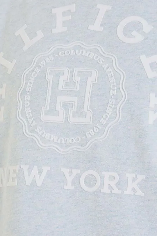 modra Otroška bombažna kratka majica Tommy Hilfiger