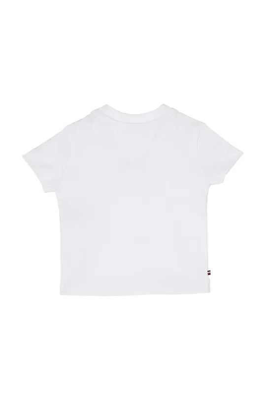 Kratka majica za dojenčka Tommy Hilfiger bela