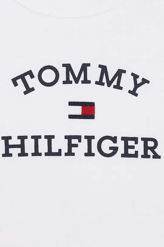 Kratka majica za dojenčka Tommy Hilfiger 93 % Bombaž, 7 % Elastan