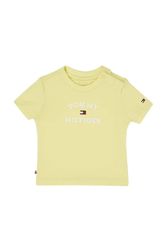 жёлтый Футболка для младенцев Tommy Hilfiger Для девочек