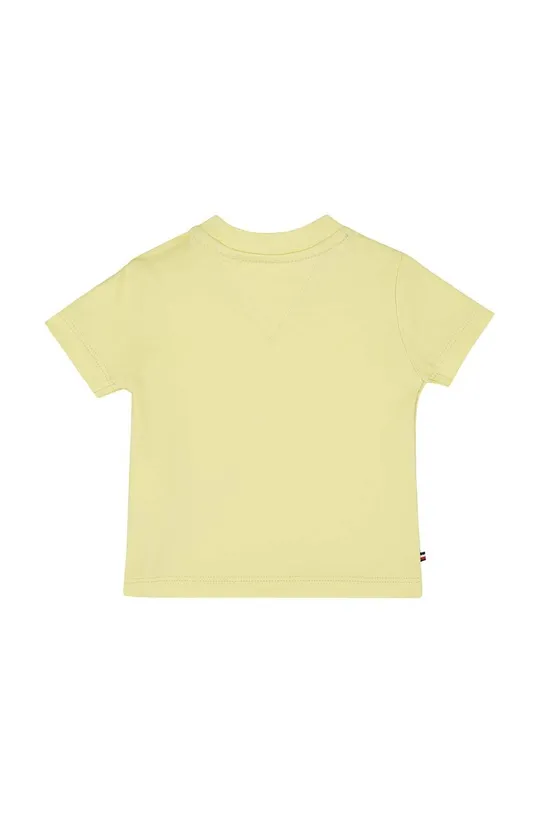 Kratka majica za dojenčka Tommy Hilfiger rumena