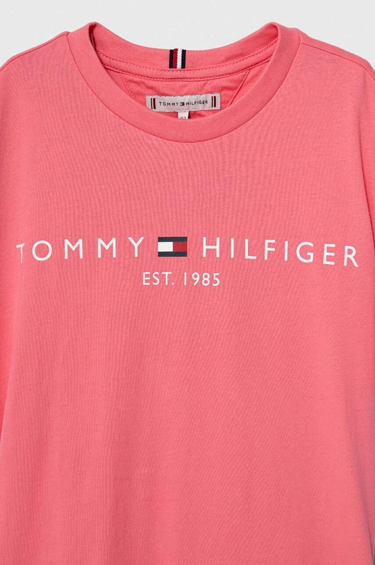 Дитяча бавовняна футболка Tommy Hilfiger 100% Бавовна