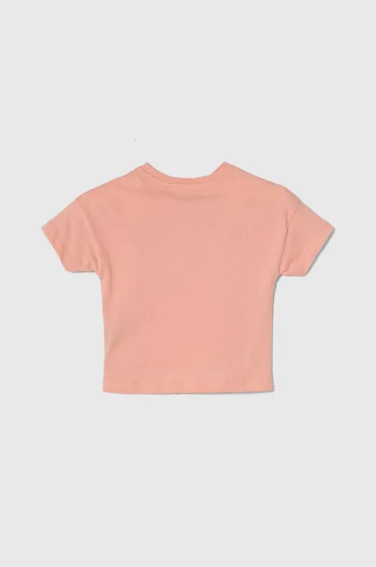 Дитяча бавовняна футболка zippy помаранчевий