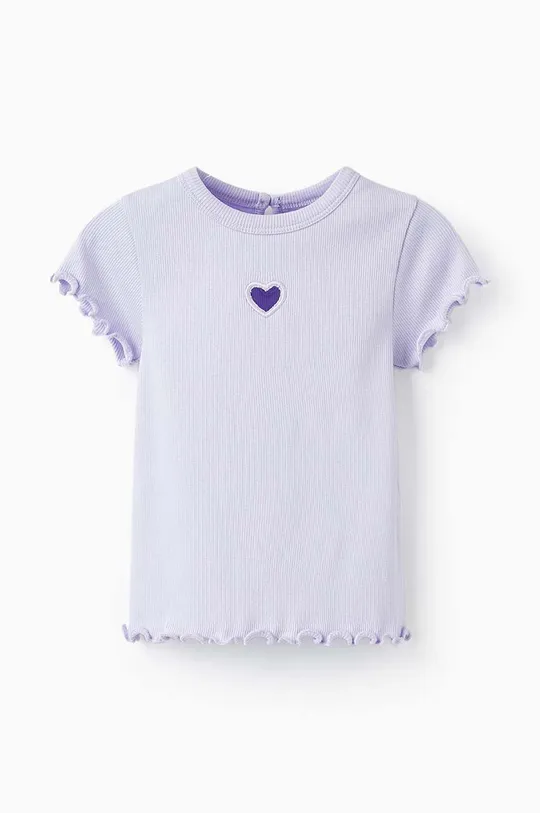 fioletowy zippy t-shirt niemowlęcy Dziewczęcy