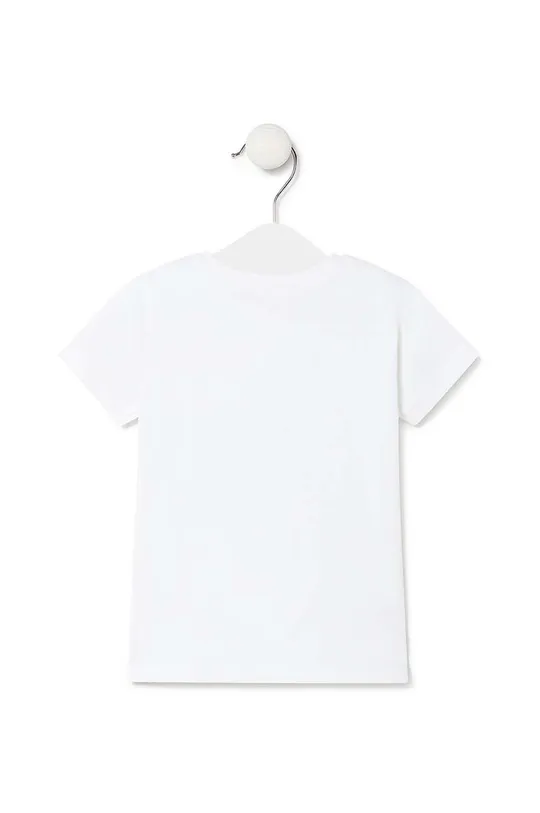 Tous t-shirt in cotone per bambini bianco