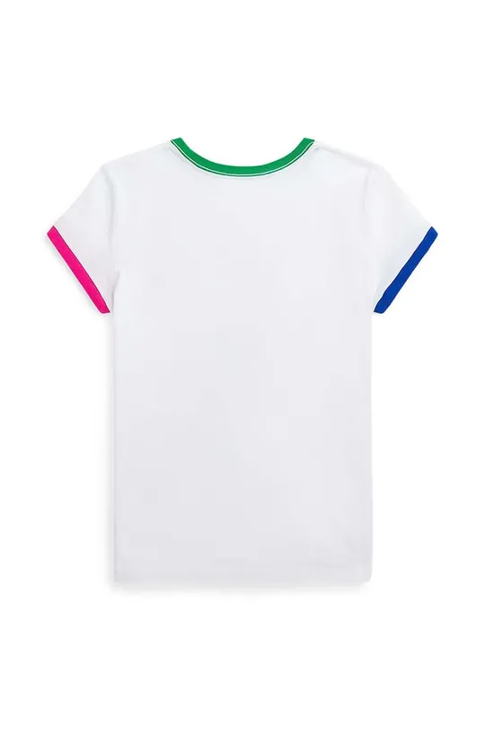 Detské bavlnené tričko Polo Ralph Lauren biela