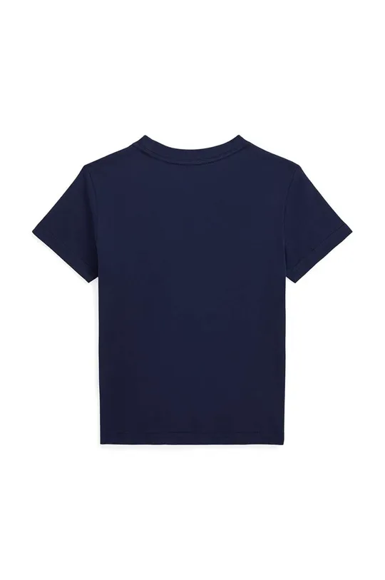 Детская хлопковая футболка Polo Ralph Lauren чёрный