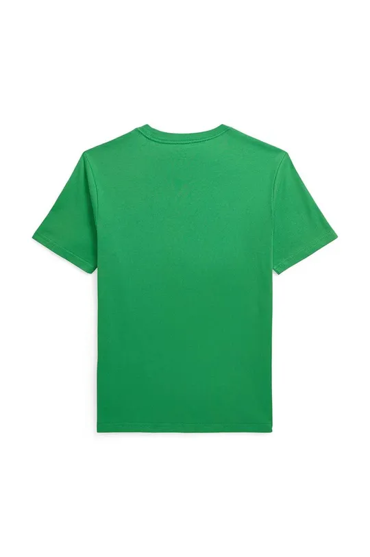 Dječja pamučna majica kratkih rukava Polo Ralph Lauren zelena