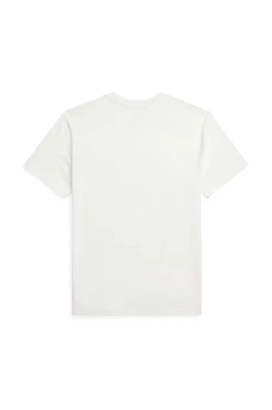 Dječja pamučna majica kratkih rukava Polo Ralph Lauren bijela