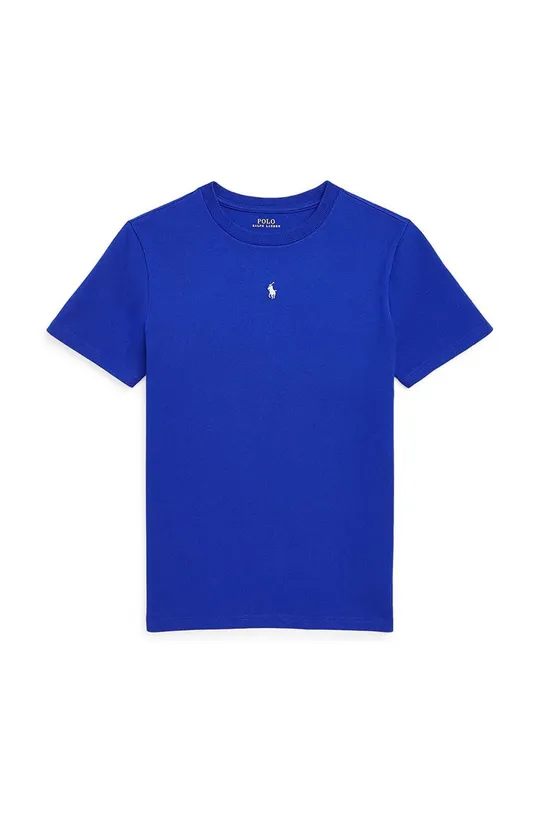 modrá Detské bavlnené tričko Polo Ralph Lauren Chlapčenský