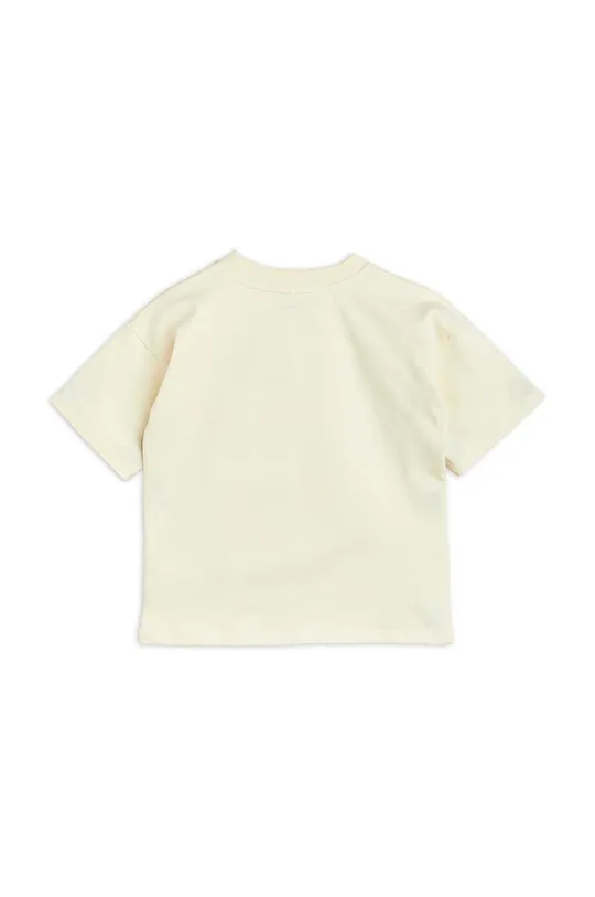 Otroška bombažna kratka majica Mini Rodini bela