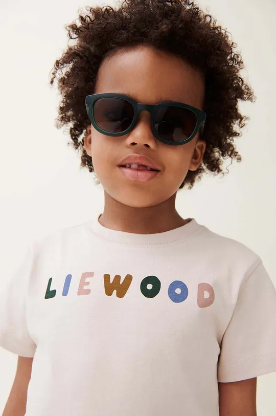 Otroška bombažna kratka majica Liewood Sixten Placement Shortsleeve T-shirt Otroški