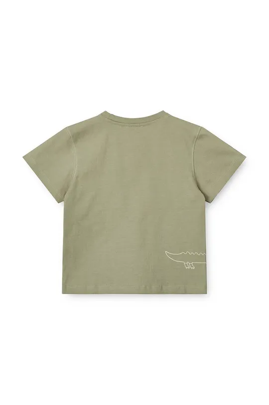 Otroška bombažna kratka majica Liewood Sixten Placement Shortsleeve T-shirt 100 % Bombaž