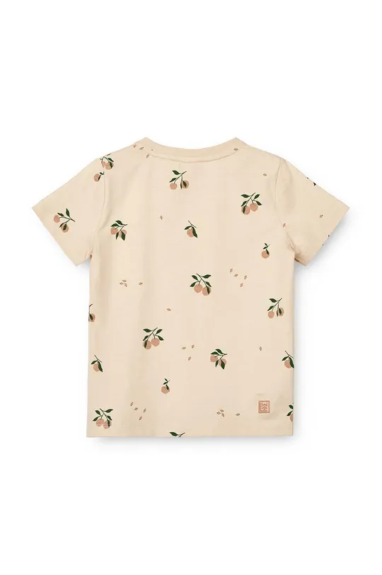 Liewood t-shirt bawełniany niemowlęcy Apia Baby Printed Shortsleeve T-shirt różowy