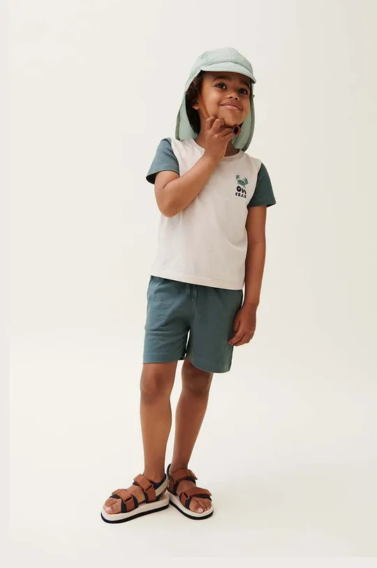 Otroška bombažna kratka majica Liewood Apia Placement Shortsleeve T-shirt Otroški