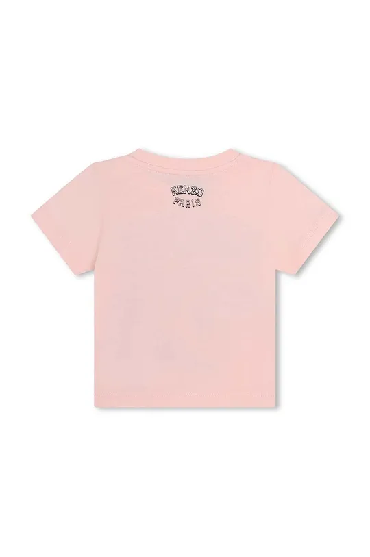 Kenzo Kids gyerek pamut póló rózsaszín