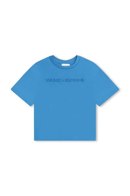голубой Детская хлопковая футболка Marc Jacobs Детский