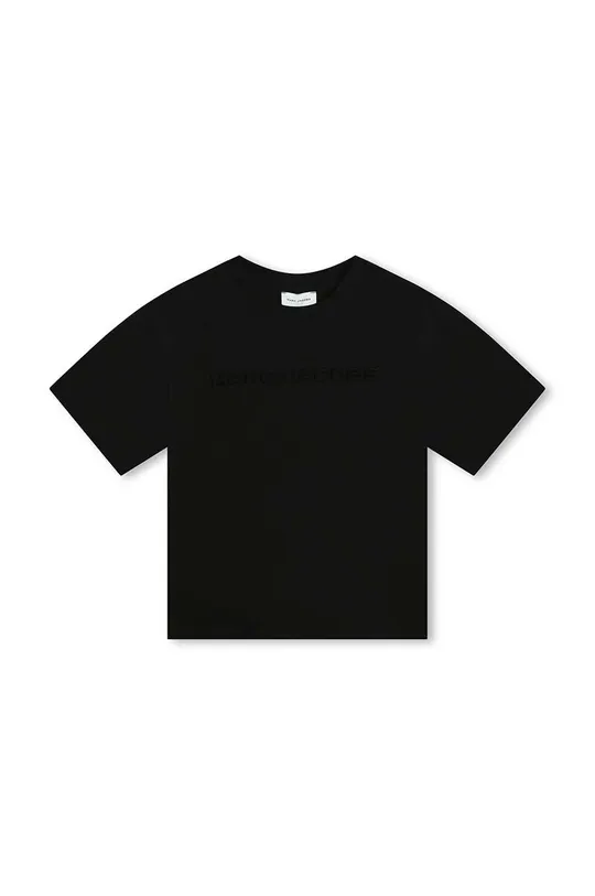 črna Otroška bombažna kratka majica Marc Jacobs Otroški