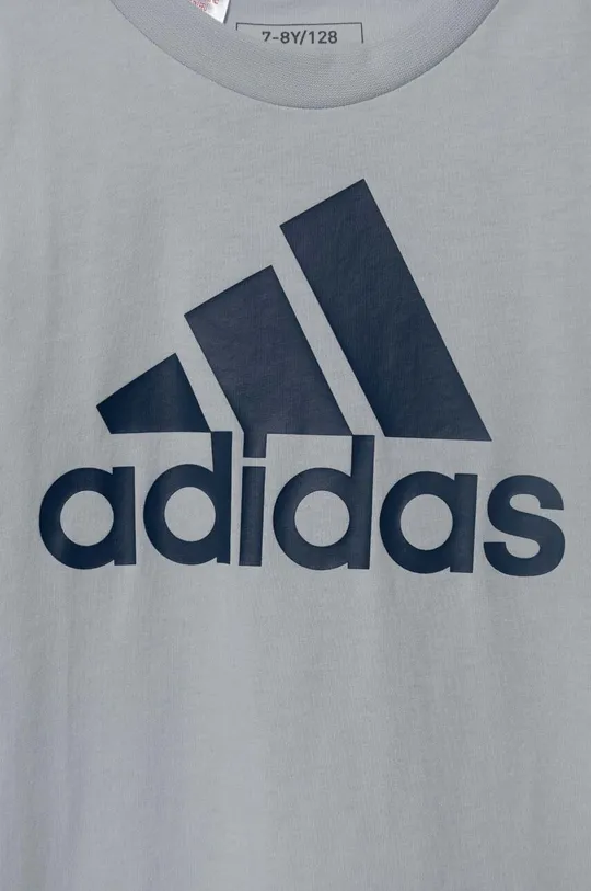 Dječja pamučna majica kratkih rukava adidas 100% Pamuk
