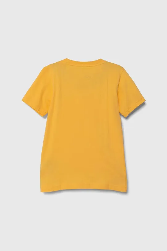Детская хлопковая футболка adidas жёлтый
