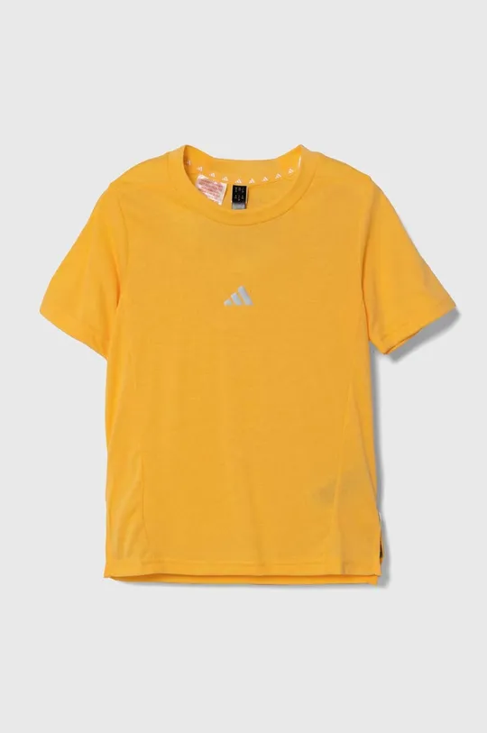 rumena Otroška kratka majica adidas Otroški